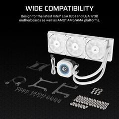 Tản nhiệt nước AIO Corsair NAUTILUS 360 RS LCD White