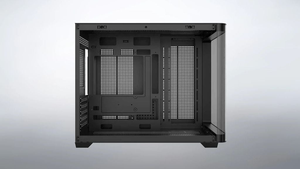 CASE LINKTECH SIREN M KÍNH CONG ĐEN  (Chưa kèm Fan) | M-ATX/ITX