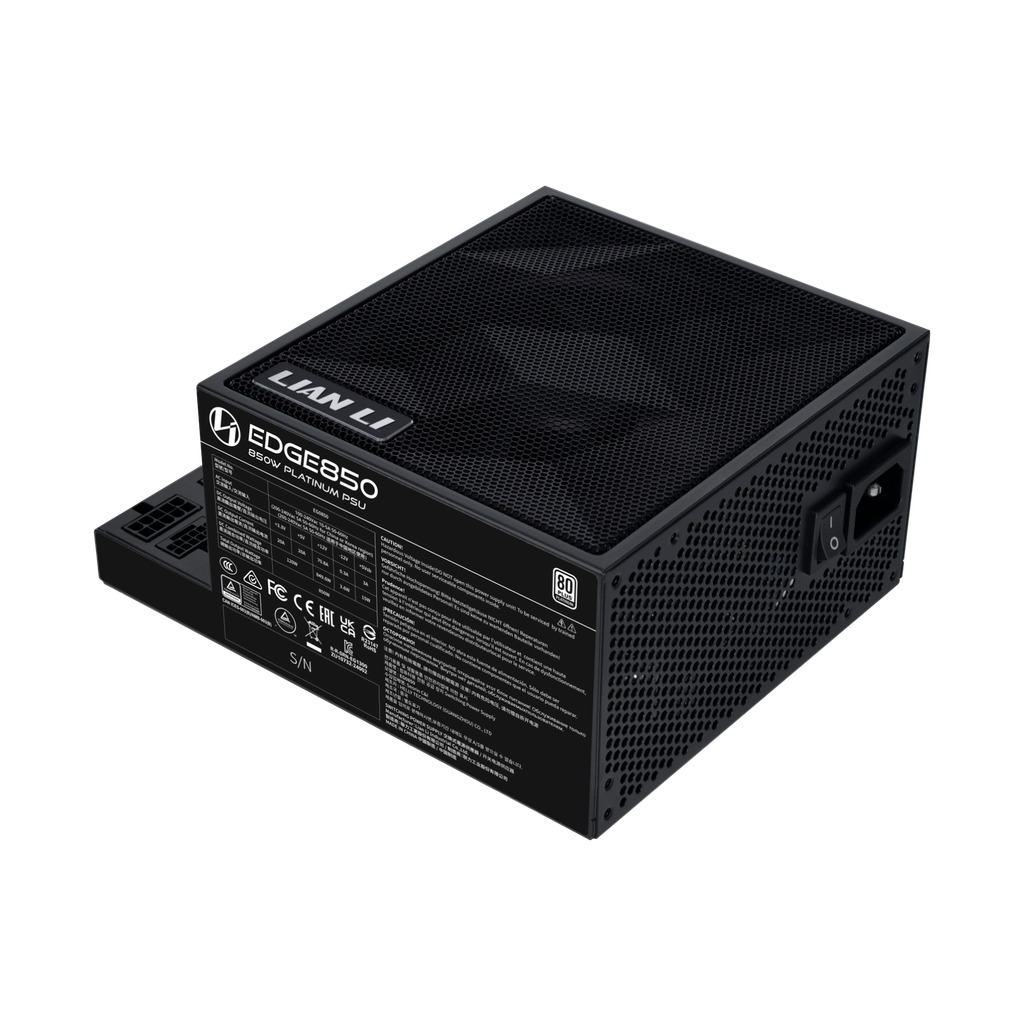 Nguồn Lian Li Edge 850W EG850 - ATX v3.1, 80 Plus PLATINUM, Full Modular