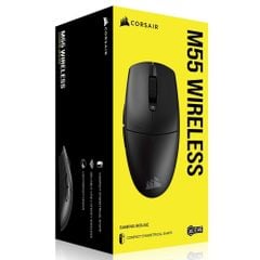 Chuột không dây Corsair M55 Black/CH-931F000-AP ( Bluetooth , USB reciver , Có dây )