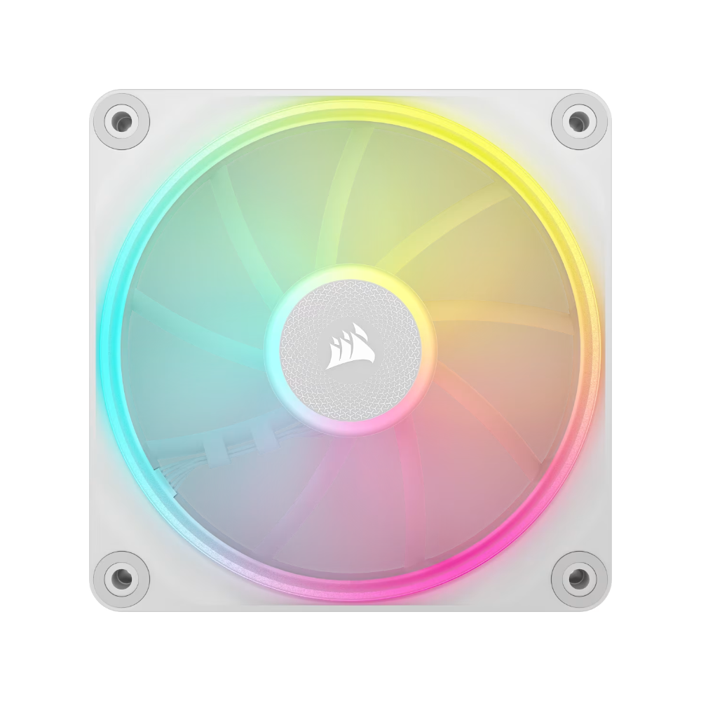 Bộ 2 Fancase Corsair iCUE LINK LX140 RGB 140mm PWM  White ( Kit 2 fan )