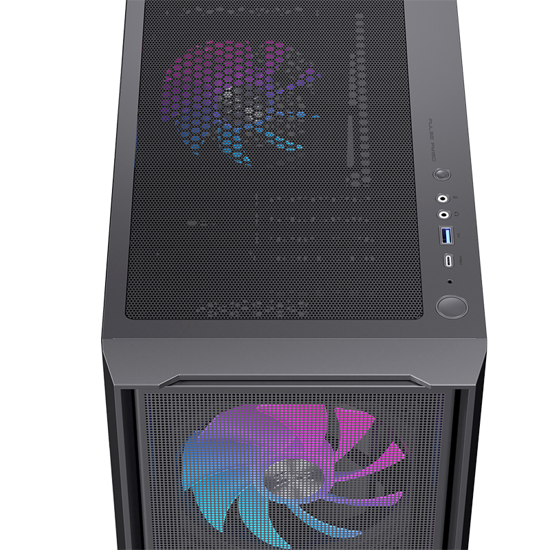 CASE EINAREX PULSE PM150 - Sẵn 3 FAN ARGB ( matx )