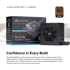 Nguồn Einarex AXIS MASTER L1 650W 80Plus BRONZE