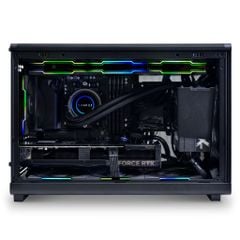 VỎ CASE MÁY TÍNH LIAN LI DAN A3 WOOD GLASS  mATX - BLACK (MATX/MFF/MẶT GỖ/KÍNH HÔNG)