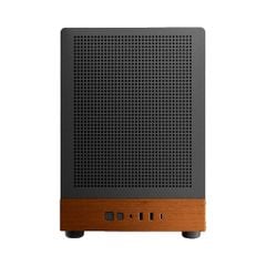 Case máy tính Gamdias ATHENA M4M WOOD Black ( matx. itx )