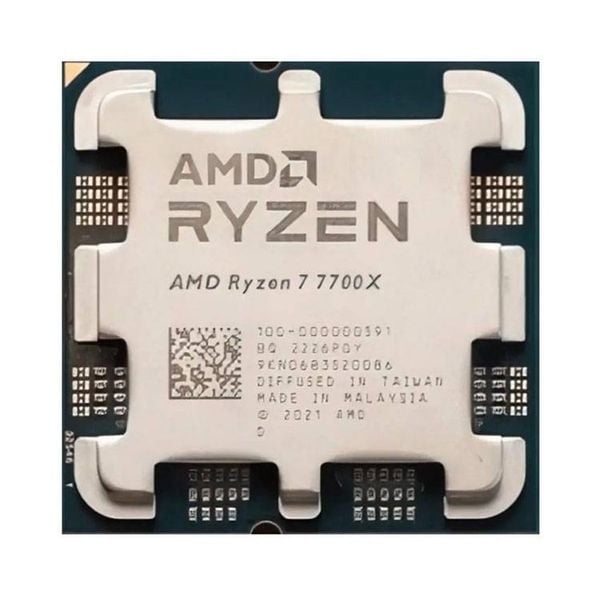 CPU AMD Ryzen 7 7700X TRAY (8 Nhân 16 Luồng – Up to 5,4Ghz – 65W  ) TRAY