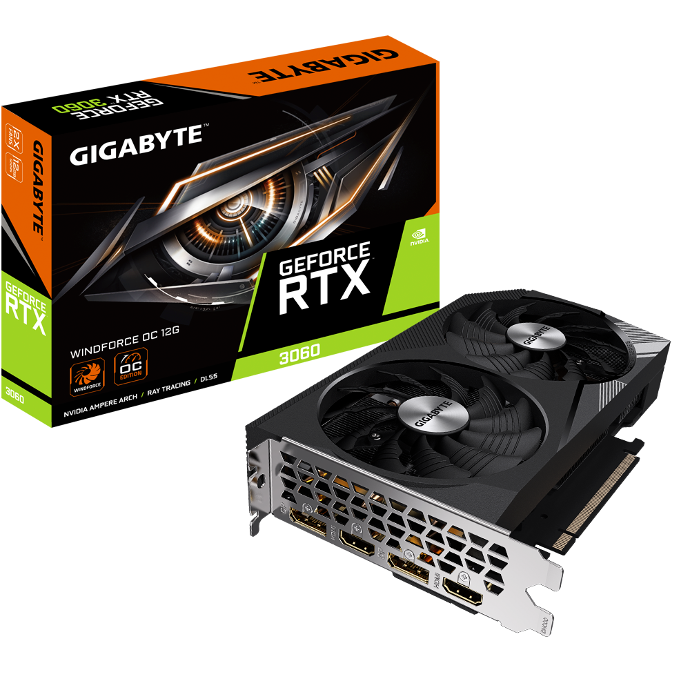 VGA Gigabyte GeForce RTX 3060 WINDFORCE OC 12G 2ND