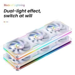 Quạt tản nhiệt JONSBO XA 360W ARGB PWM 360 mm White