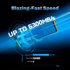 SSD Biwin NV7200 500GB PCIe Gen4 x4 NVMe M.2 BNV7200500G-RGX  Tốc độ đọc: Up to 6300 MB/s Tốc độ ghi: Up to 3100 MB/s