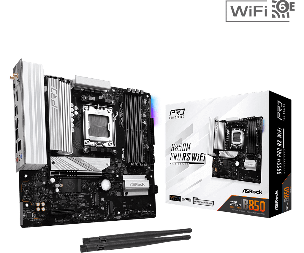 Mainboard PC ASRock B850M Pro RS Wifi