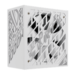 Nguồn máy tính ASUS ROG STRIX GAMING 1000P WHITE (1000W, ATX 3.1, PCIe 5.0, 80 Plus Plantinum, Full Modular, 10 năm bảo hành)