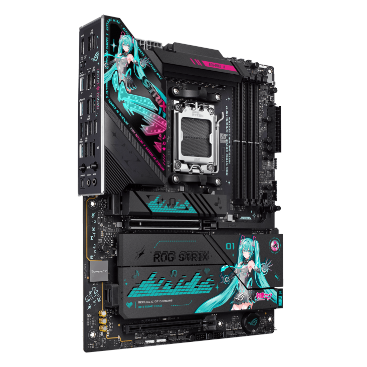 Mainboard Asus Rog X870E-H GAMING WIFI7 HATSUNE MIKU EDITION