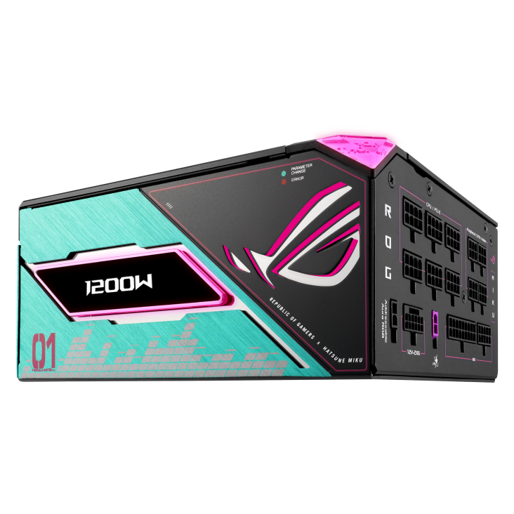 Nguồn Asus ROG Thor 1200W Platinum III Hatsune Miku Edition ATX 3.1