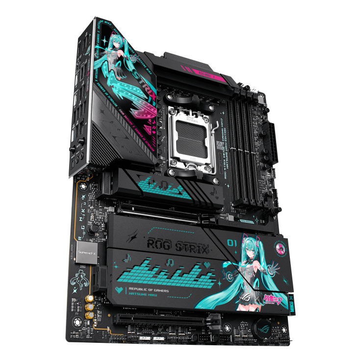 Mainboard Asus Rog X870E-H GAMING WIFI7 HATSUNE MIKU EDITION