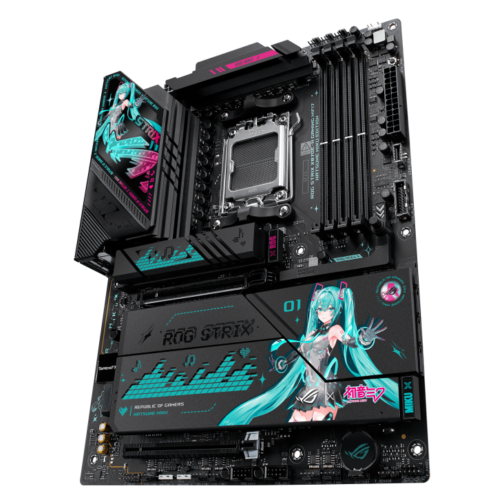 Mainboard Asus Rog X870E-H GAMING WIFI7 HATSUNE MIKU EDITION