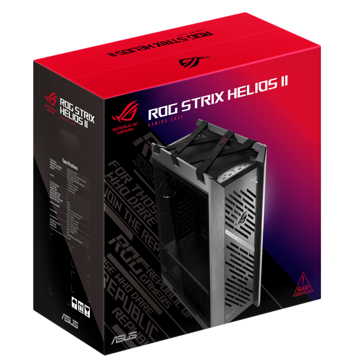 CASE ASUS ROG STRIX HELIOS II GX601S BLACK / WHITE
