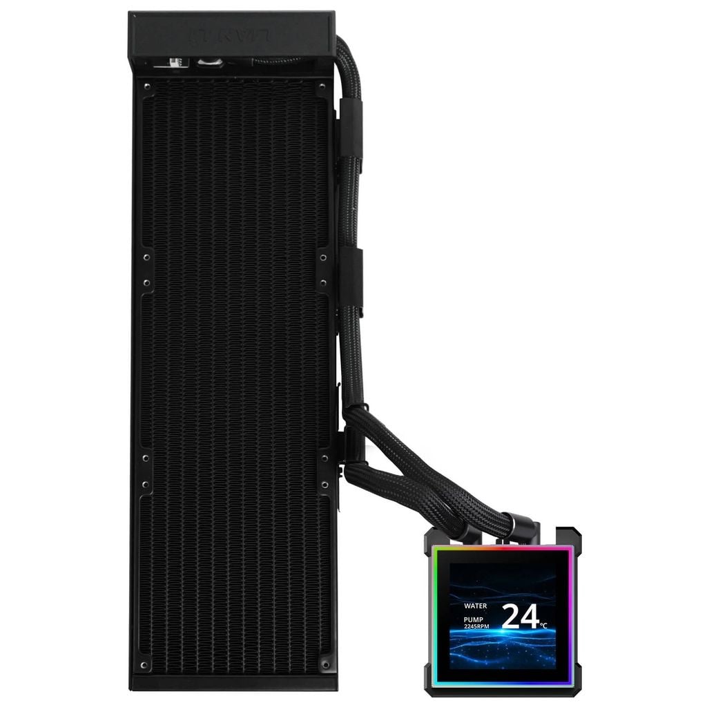 Tản Nhiệt Nước AIO Lian Li HYDROSHIFT II LCD-S 360 - Black (Non-Fan)