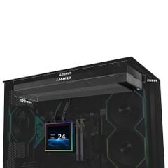 Tản Nhiệt Nước AIO Lian Li HYDROSHIFT II LCD-S 360 - Black (Non-Fan)