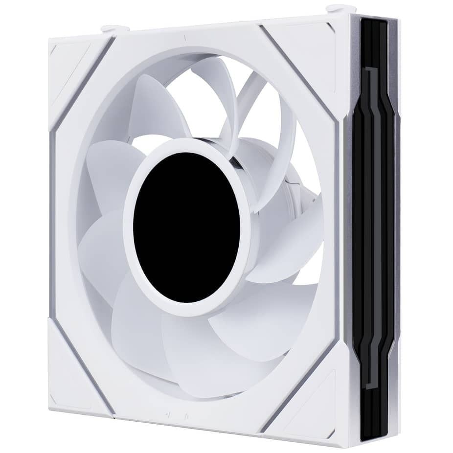 Bộ 3 fan case Lian Li Uni Fan SL-INF FLEX LCD 120  - WHITE (Quạt LCD 12cm)