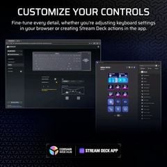 Bàn phím cơ chuyên game Corsair Galleon 100 SD Stream Deck RGB Hotswap (Corsair MLX Sw)