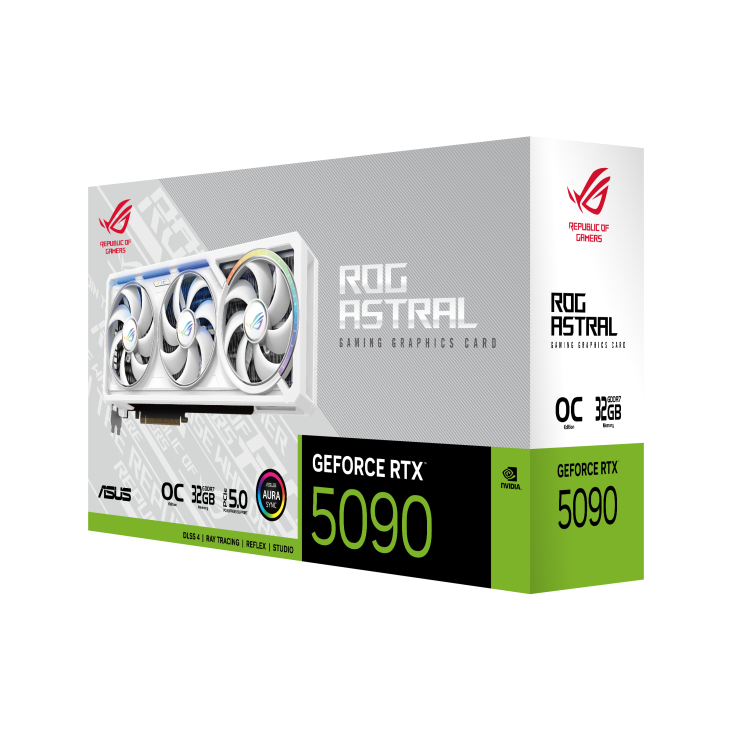 Card màn hình ASUS ROG Astral GeForce RTX™ 5090 32GB GDDR7 WHITE OC Edition