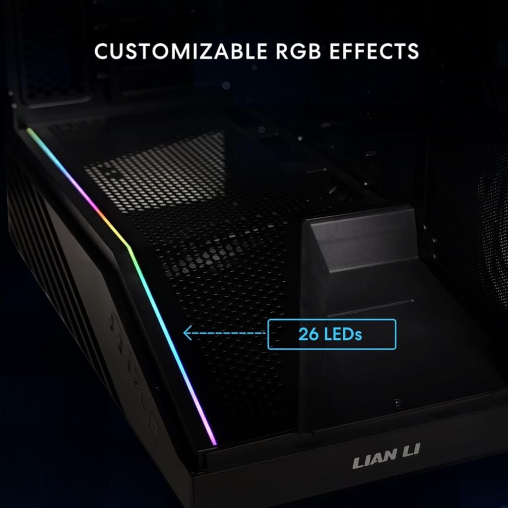 Vỏ case máy tính Lian Li Vector V100R MINI (Kèm sẵn 4 quạt)