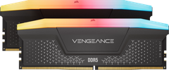 RAM CORSAIR VENGEANCE RGB RS DDR5 64GB (2 x 32GB) DDR5, 6000, 1.35V, Intel XMP & AMD EXPO - GREY CMG64GX5M2D6000Z40