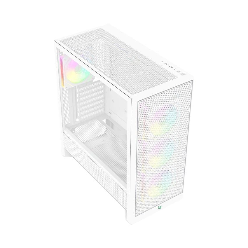 Vỏ Case LinkTech Bahamut 4FA Mid-Tower ( Sẵn 4 Fan ARGB) White