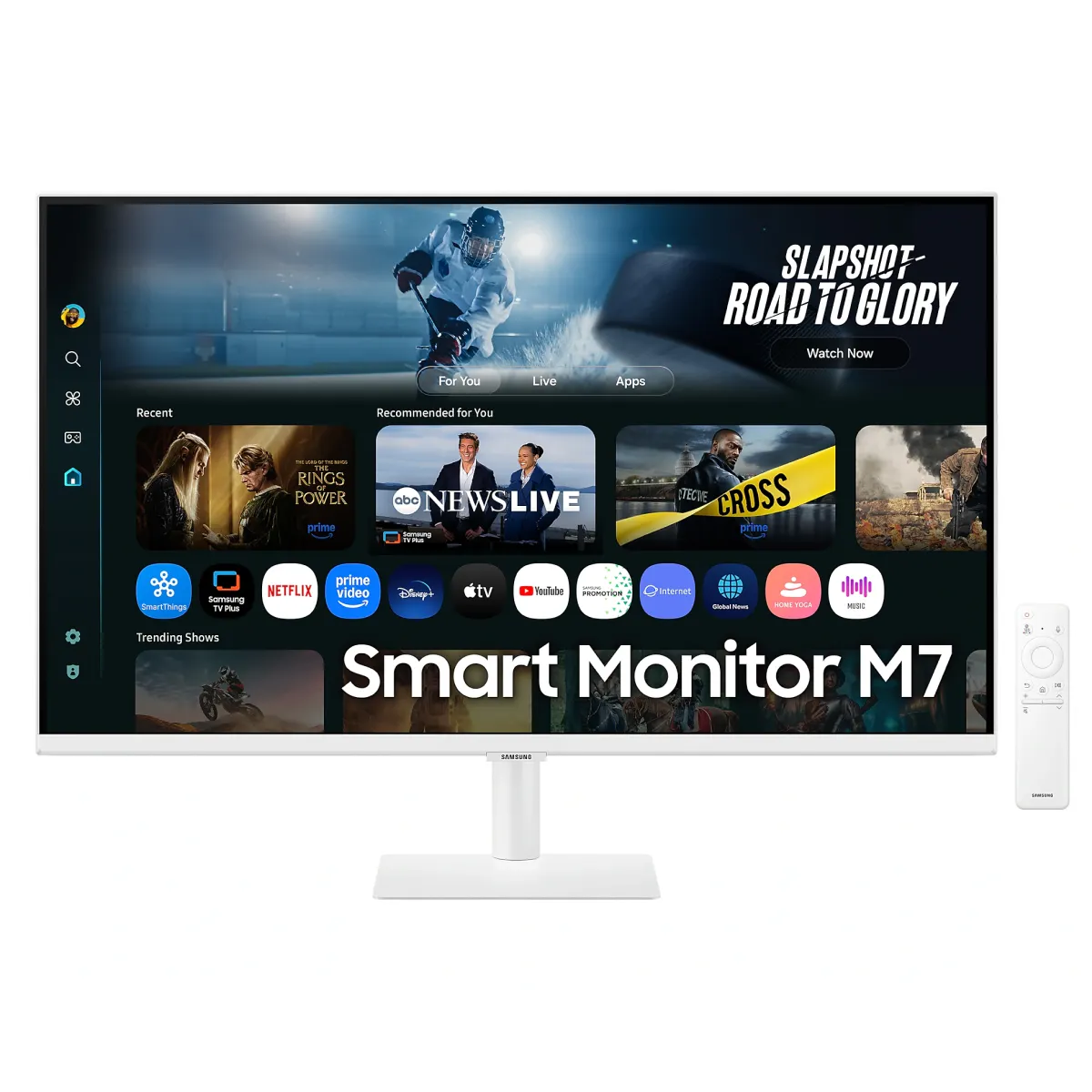 Màn Hình thông minh SAMSUNG LS32FM701UEXXV (32 inch - VA - 4K - 60Hz - 4ms - Speaker - màu trắng)