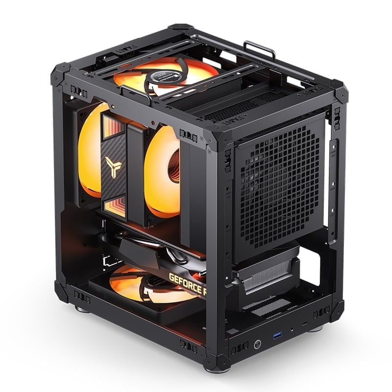 Vỏ case Jonsbo C6 Black ( ITX /Màu Đen)