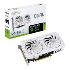 VGA ASUS Dual GeForce RTX™ 4060 Ti EVO White OC Edition 8GB GDDR6