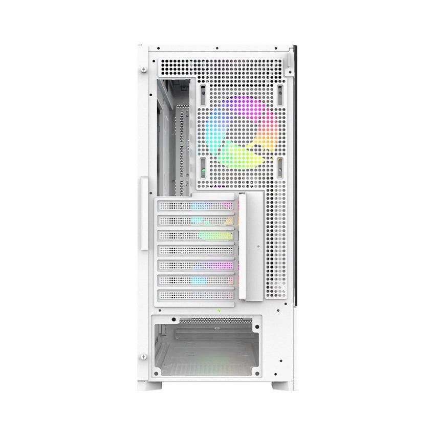 Vỏ Case LinkTech Bahamut 4FA Mid-Tower ( Sẵn 4 Fan ARGB) White