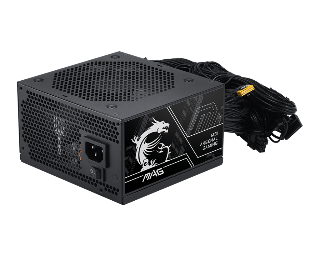 Nguồn máy tính MSI MAG A750BN PCIE5 III 750W 80 Plus Bronze ATX12V V3.1