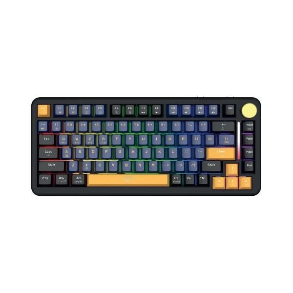 Bàn phím chơi game cơ EDRA EK375W  Không dây (  USB + Bluetooth + 2.4Ghz )