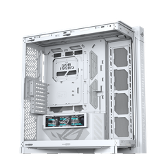 Vỏ Case Asus ROG CRONOX GR801 CURVE TG WHITE	 ( Kèm màn hình phụ Asus  lcd 9.2 )