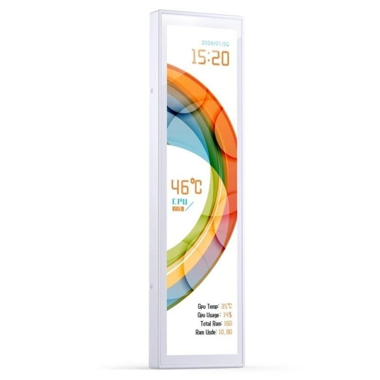 MÀN HÌNH PHỤ JONSBO  9.16 Inch  DS916 WHITE