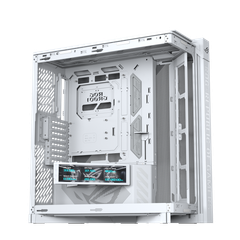 Vỏ Case Asus ROG CRONOX GR801 CURVE TG WHITE	 ( Kèm màn hình phụ Asus  lcd 9.2 )