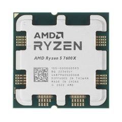 CPU AMD Ryzen 5 7600X Tray / 4.7GHz Boost 5.3GHz / 6 nhân 12 luồng / 38MB / AM5