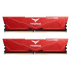 Ram TEAMGROUP T-Force Vulcan Red DDR5 32GB (2x16GB) 6000MHz CL38 Intel XMP 3.0 & AMD Expo