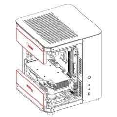 MÀN HÌNH PHỤ JONSBO  9.16 Inch  DS916 WHITE