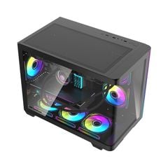 Vỏ Case DARKFLASH L285M (Full M-ATX) Black / White