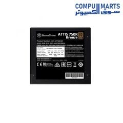 Nguồn SilverStone SST-AT750R-BF ATTIS 750R 80 PLUS Bronze 750W ATX 3.1 Power Supply