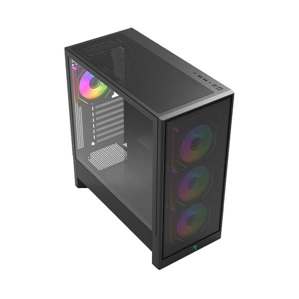 Vỏ Case LinkTech Bahamut 4FA Mid-Tower ( Sẵn 4 Fan ARGB)