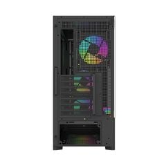 Vỏ Case LinkTech Bahamut 4FA Mid-Tower ( Sẵn 4 Fan ARGB) Black
