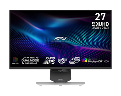 Màn Hình MSI MPG 274URDFW E16M (27 inch - IPS - 4K - 160Hz - 0.5ms)