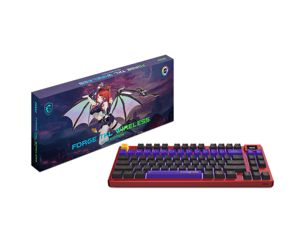 BÀN PHÍM CƠ MSI FORGE TKL WIRELESS MLG EDITION