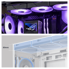 Vỏ case ASUS A31 PLUS  ( Sẵn 3 Fan )