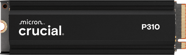 Crucial P310 1TB PCIe Gen4 NVMe 2280 M.2 SSD with heatsink