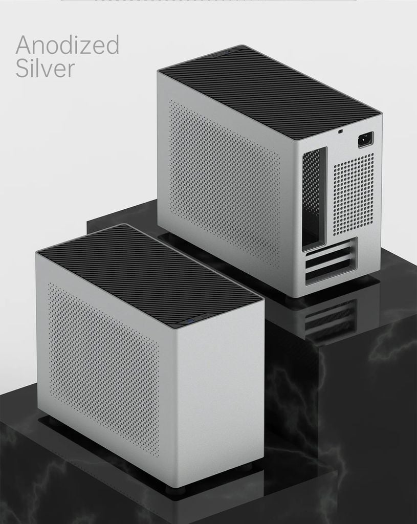 Vỏ máy tính ITX COOJ Z13 ( Black / Silver )
