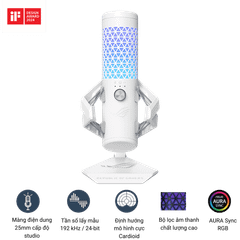 MIC HyperX Quadcast 2 Frost – RGB USB Microphone